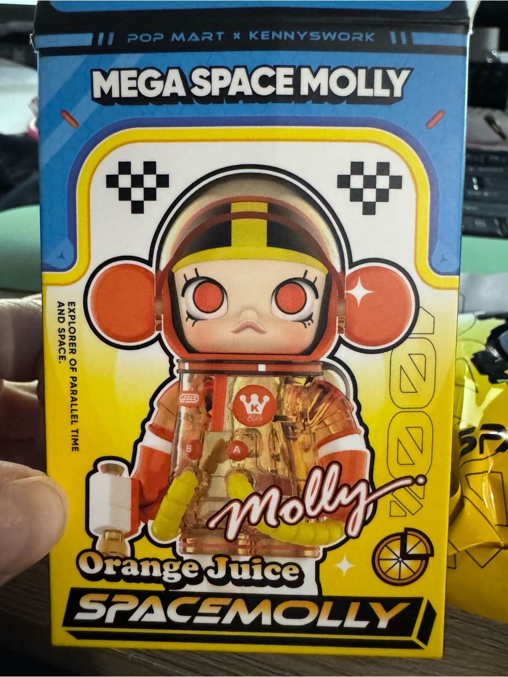 Pop Mart Mega Space Molly Orange juice series figure
